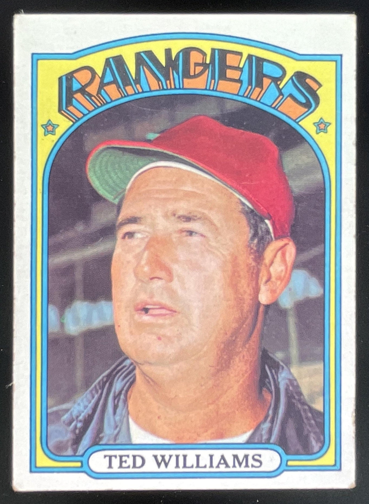 1972 Topps #510 Ted Williams product image 1, provided for visual reference and product detail review