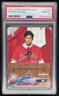 2018 Topps Opening Day #200 Shohei Ohtani RC PSA 10 product image 1, provided for visual reference and product detail review