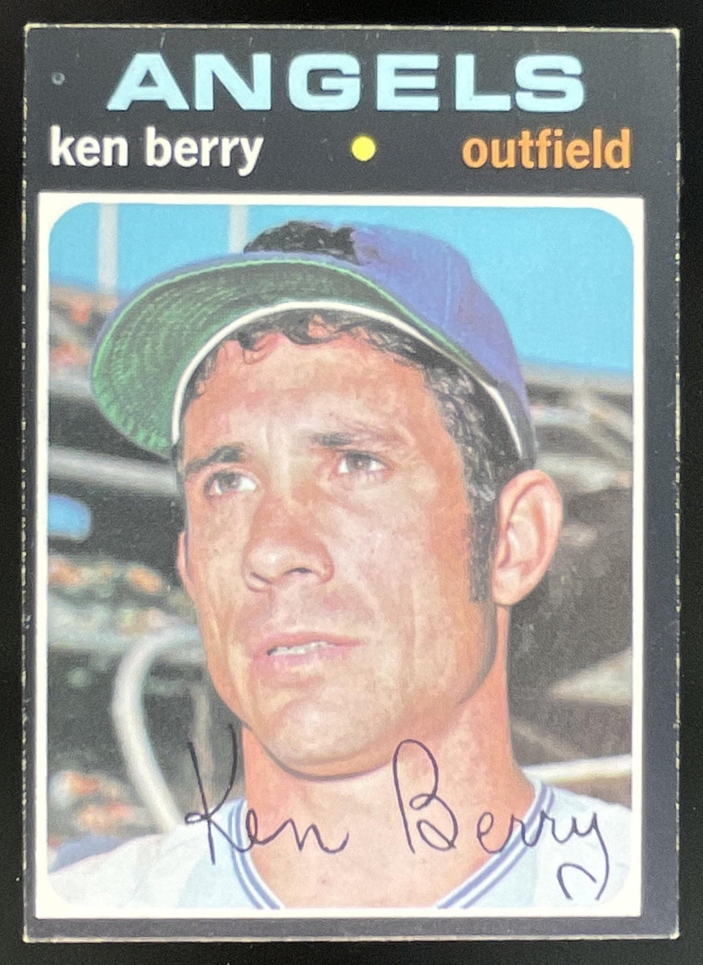 1971 Topps #466 Ken Berry product image 1, provided for visual reference and product detail review