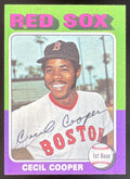 1975 Topps #489 Cecil Cooper product image 1, provided for visual reference and product detail review