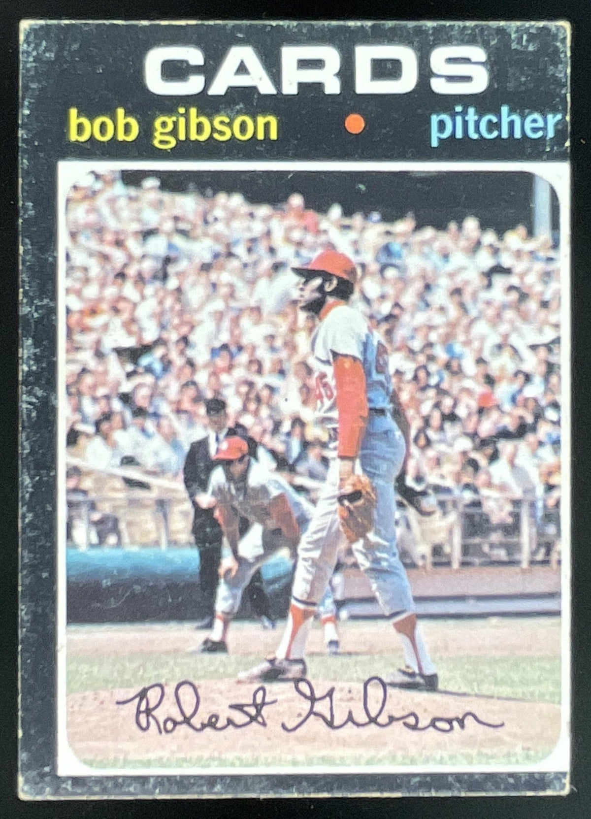 1971 Topps #450 Bob Gibson product image 1, provided for visual reference and product detail review