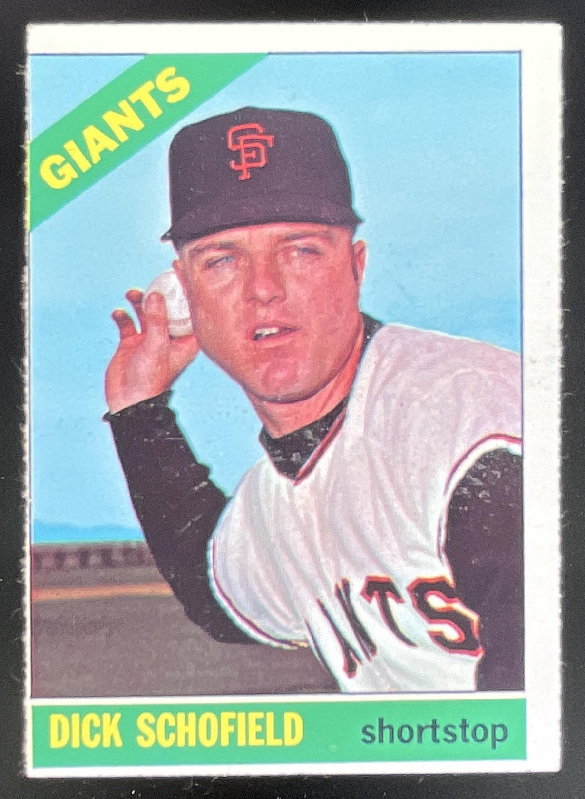 1966 Topps #474 Dick Schofield product image 1, provided for visual reference and product detail review