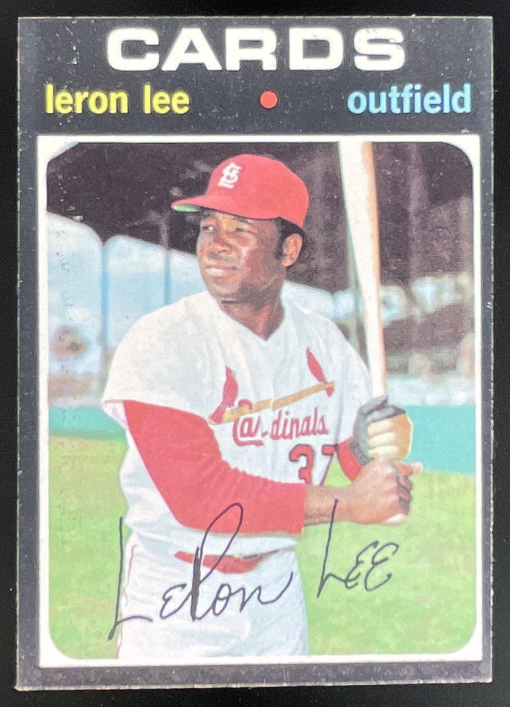 1971 Topps #521 Leron Lee product image 1, provided for visual reference and product detail review