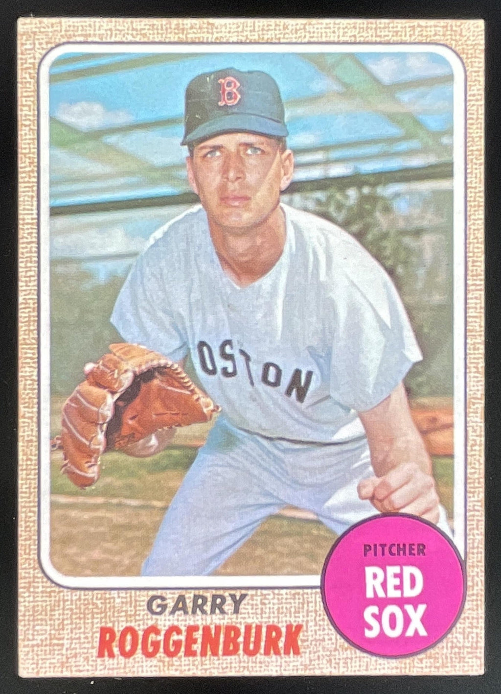 1968 Topps #581 Garry Roggenburk product image 1, provided for visual reference and product detail review