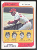 1974 Topps #326 Sparky Anderson Larry Shepard George Scherger Ted Alex Grammas product image 1, provided for visual