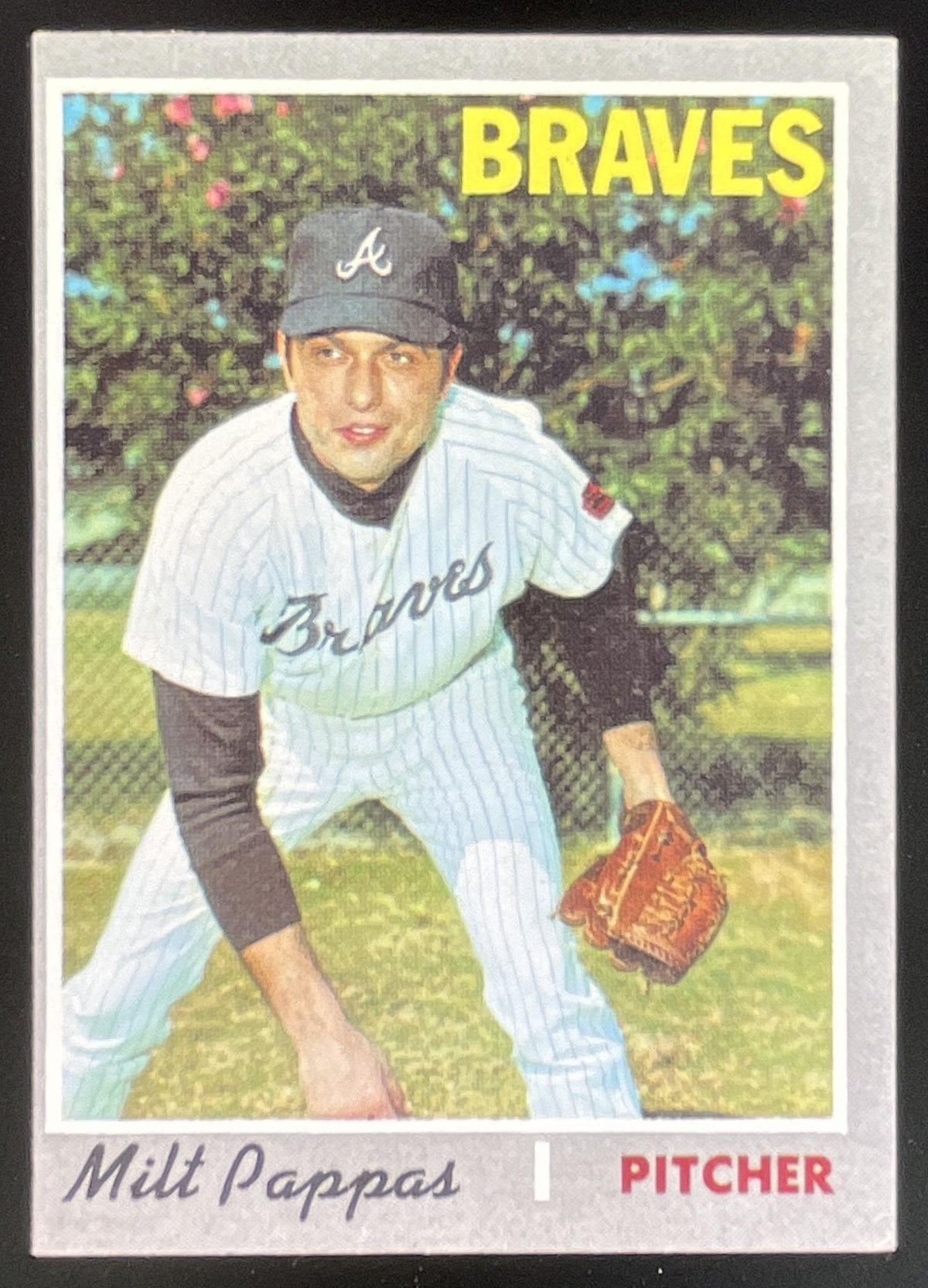 1970 Topps #576 Milt Pappas product image 1, provided for visual reference and product detail review