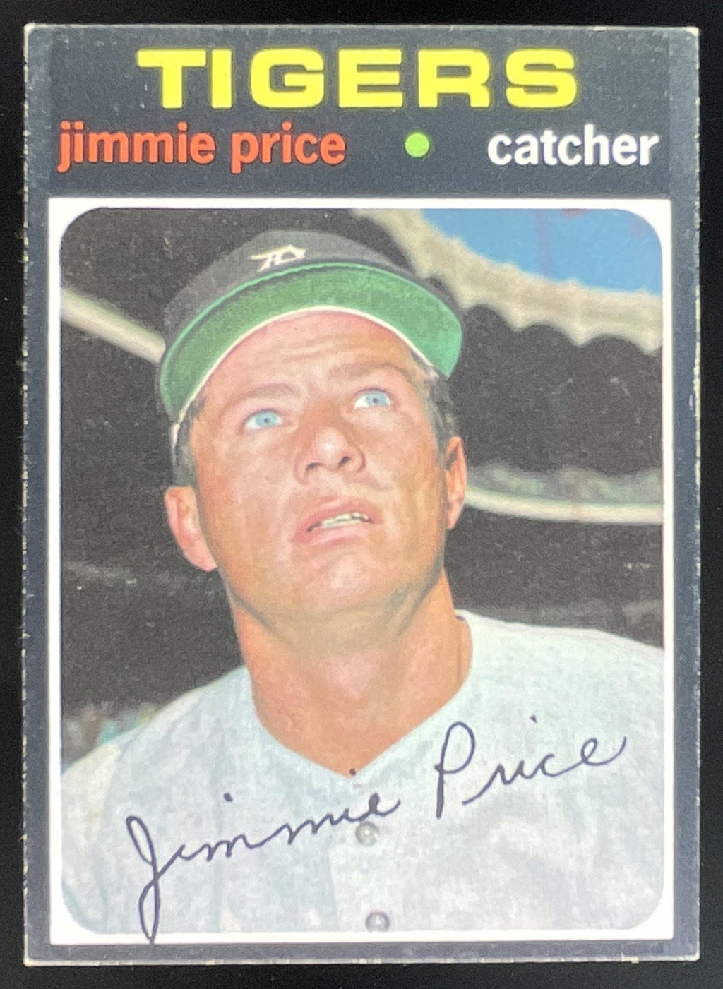 1971 Topps #444 Jimmie Price product image 1, provided for visual reference and product detail review