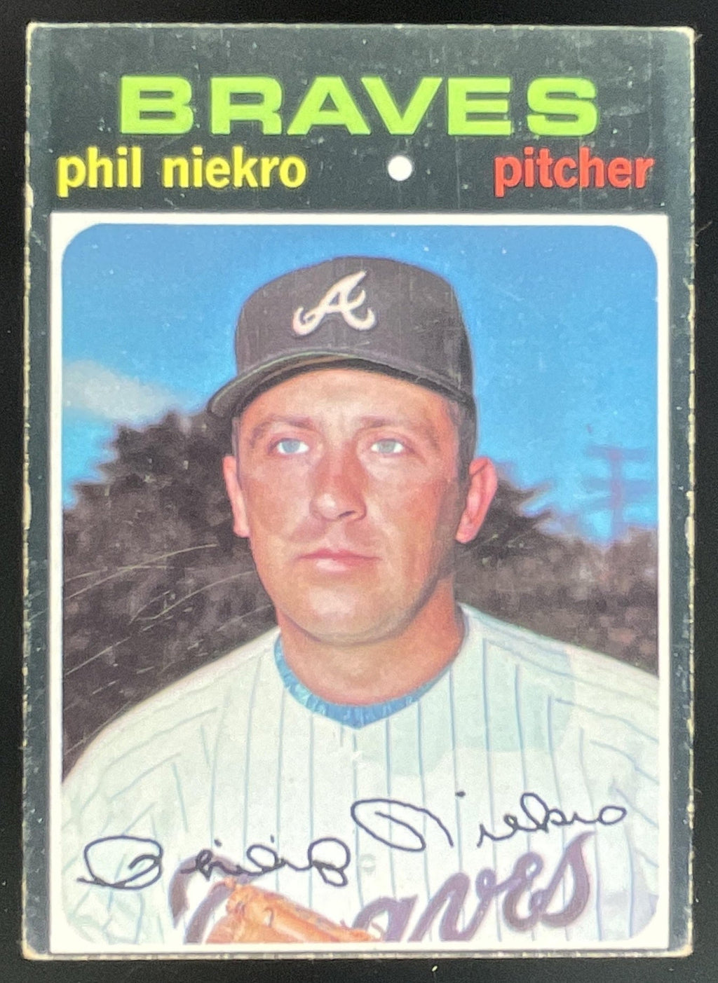 1971 Topps #30 Phil Niekro product image 1, provided for visual reference and product detail review