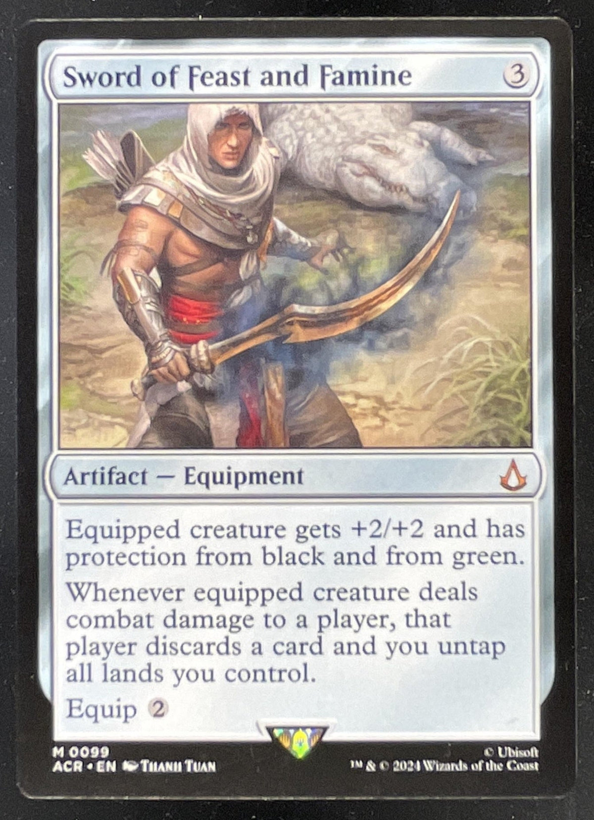 2024 Magic: The Gathering Assassin's Creed #0099 Sword of Feast and Famine product image 1, provided for visual reference