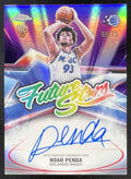 2025-26 Topps Chrome Future Stars Purple #FS-NP Noah Penda RC Auto /75 product image 1, provided for visual reference and