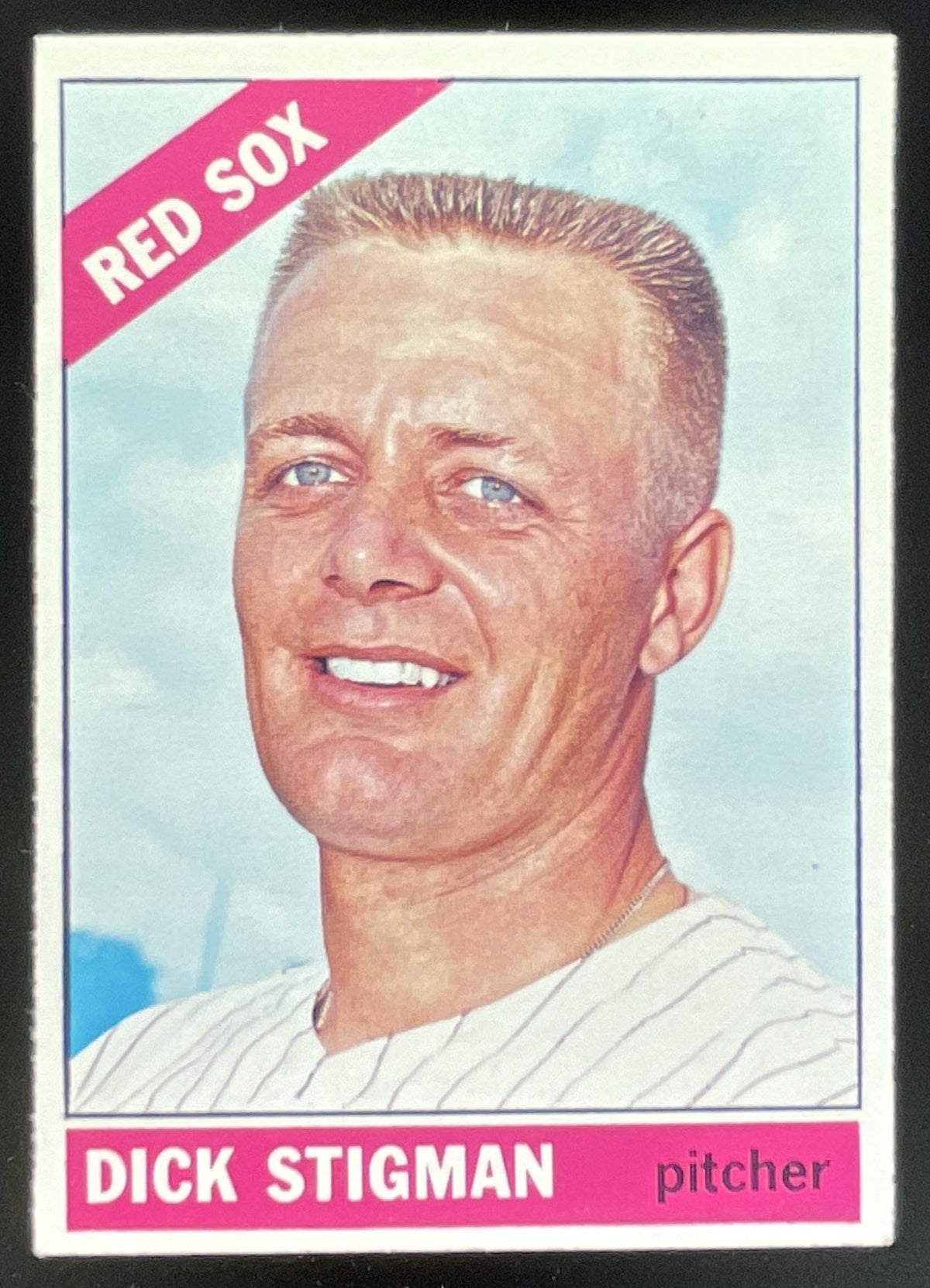 1966 Topps #512 Dick Stigman product image 1, provided for visual reference and product detail review