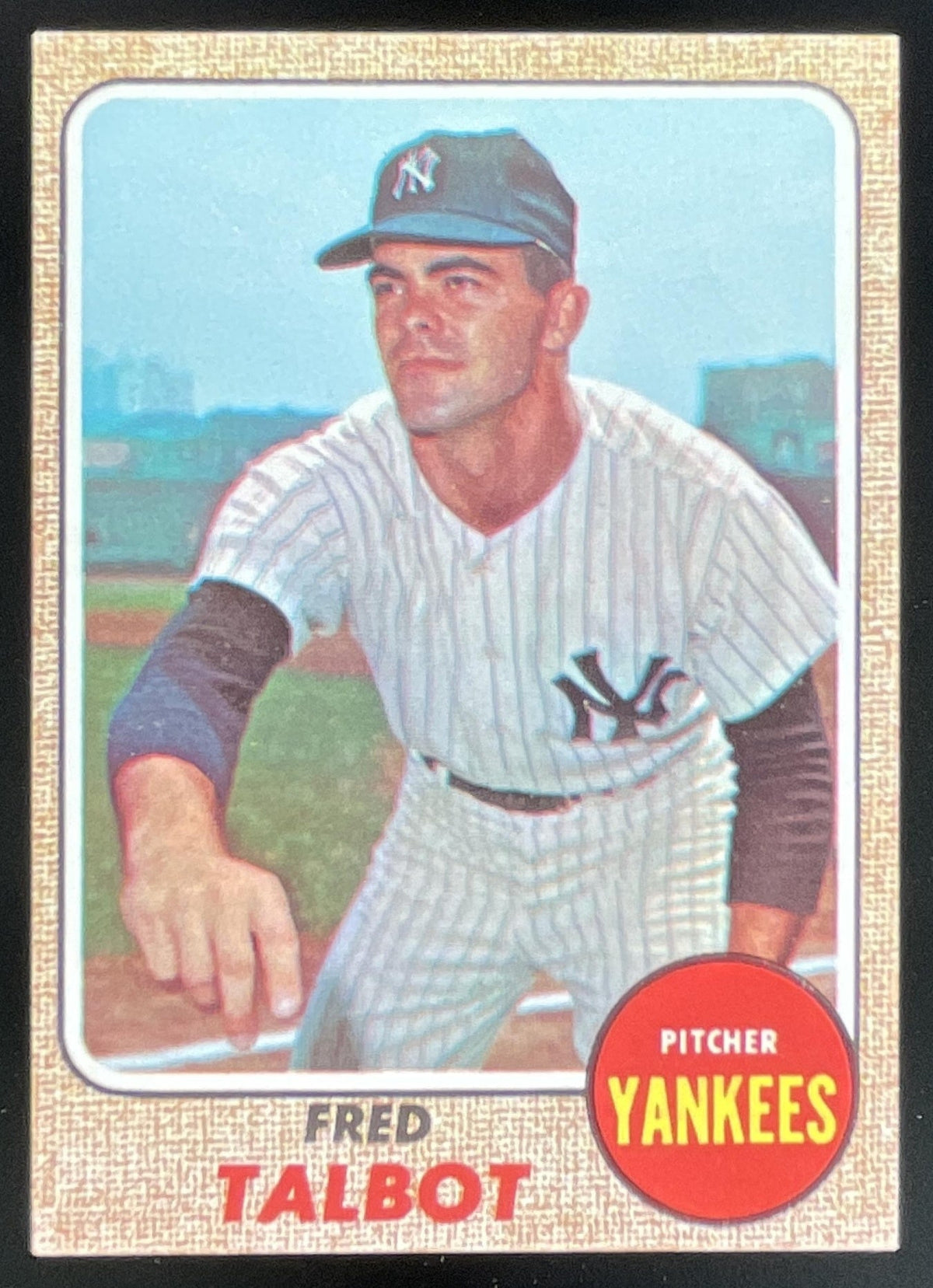 1968 Topps #577 Fred Talbot product image 1, provided for visual reference and product detail review
