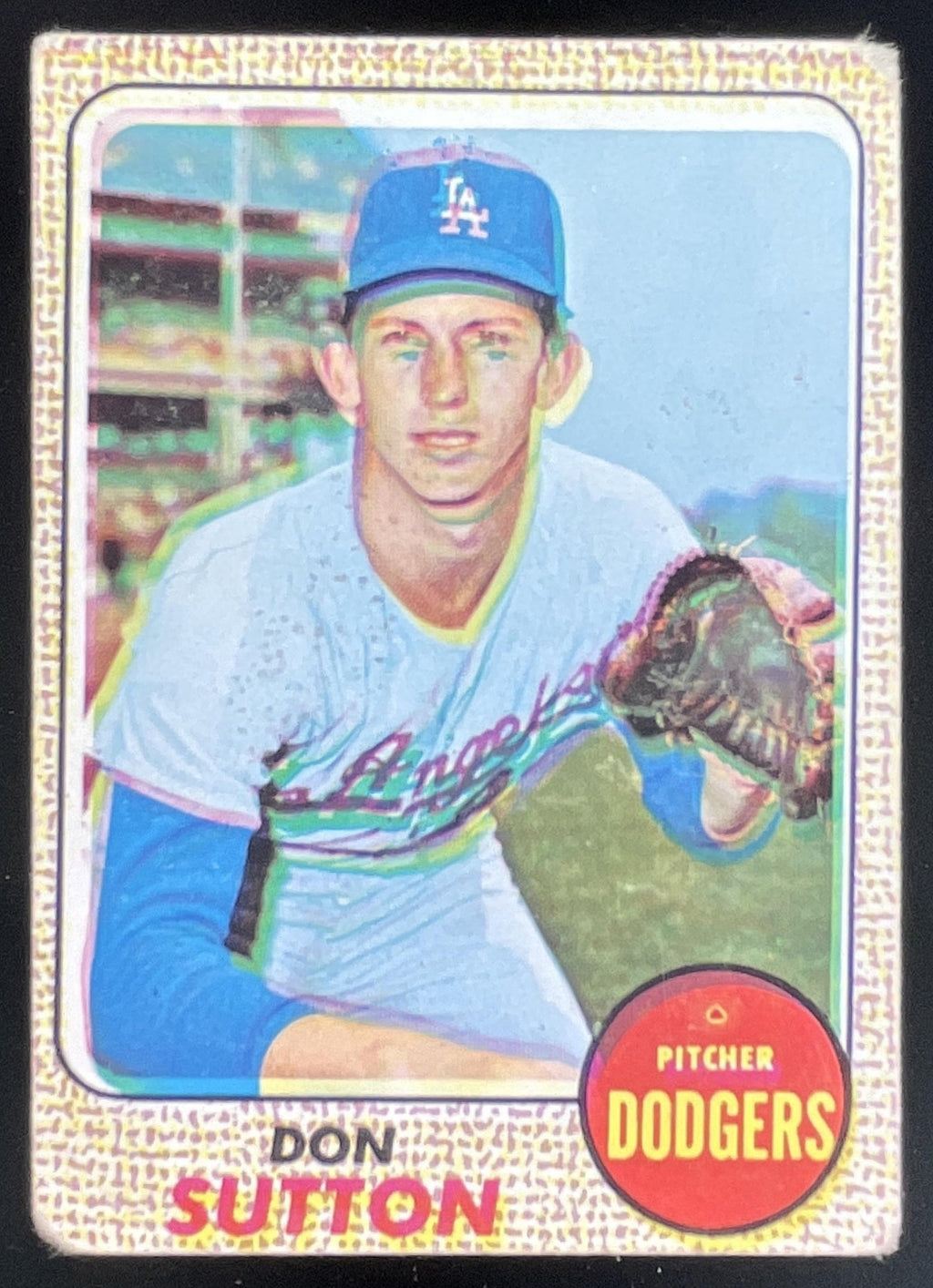 1968 Topps #103 Don Sutton product image 1, provided for visual reference and product detail review