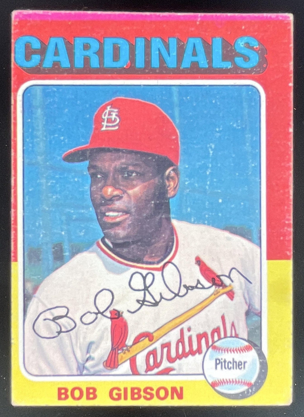 1975 Topps #150 Bob Gibson product image 1, provided for visual reference and product detail review
