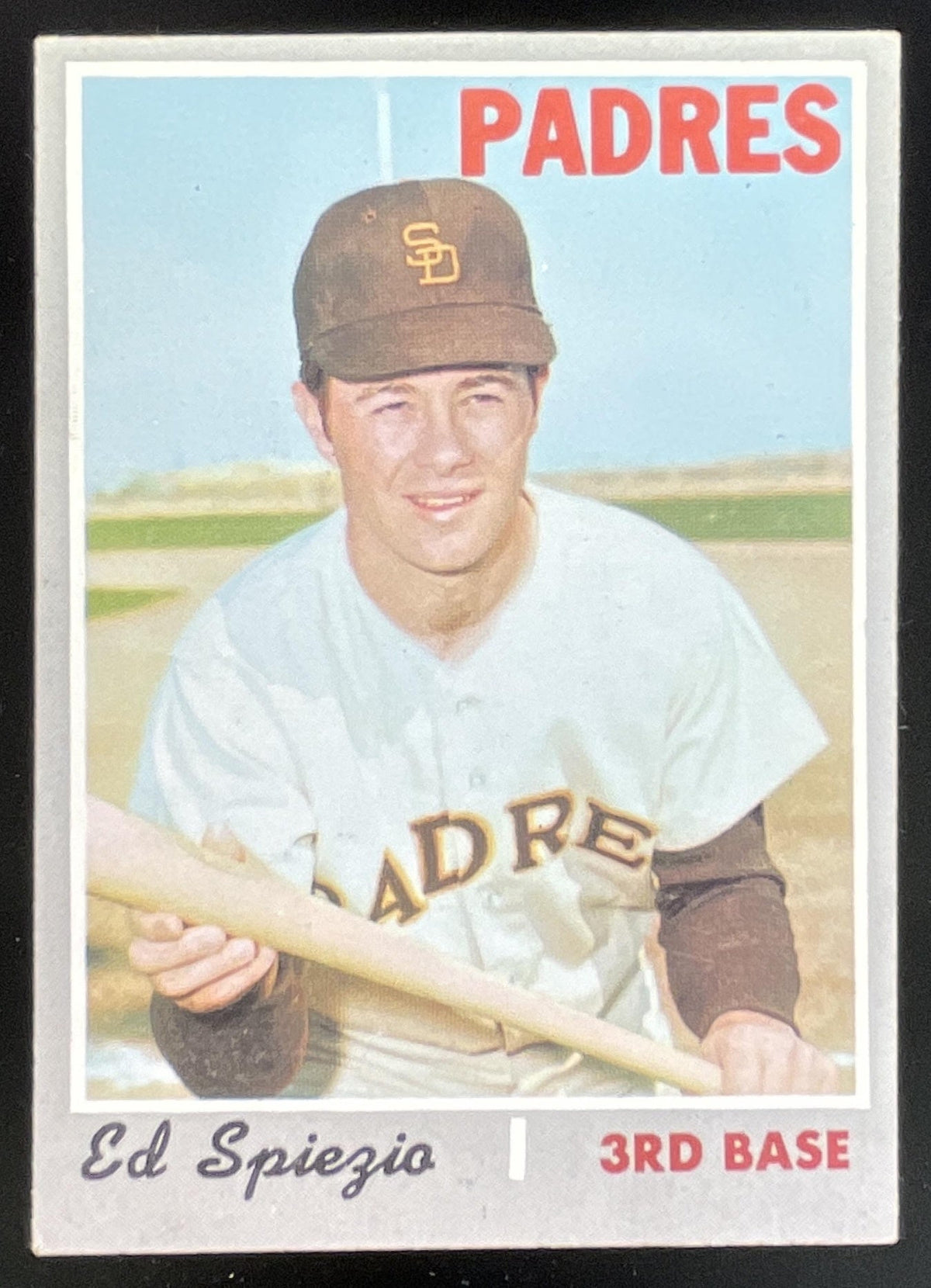 1970 Topps #718 Ed Spiezio product image 1, provided for visual reference and product detail review