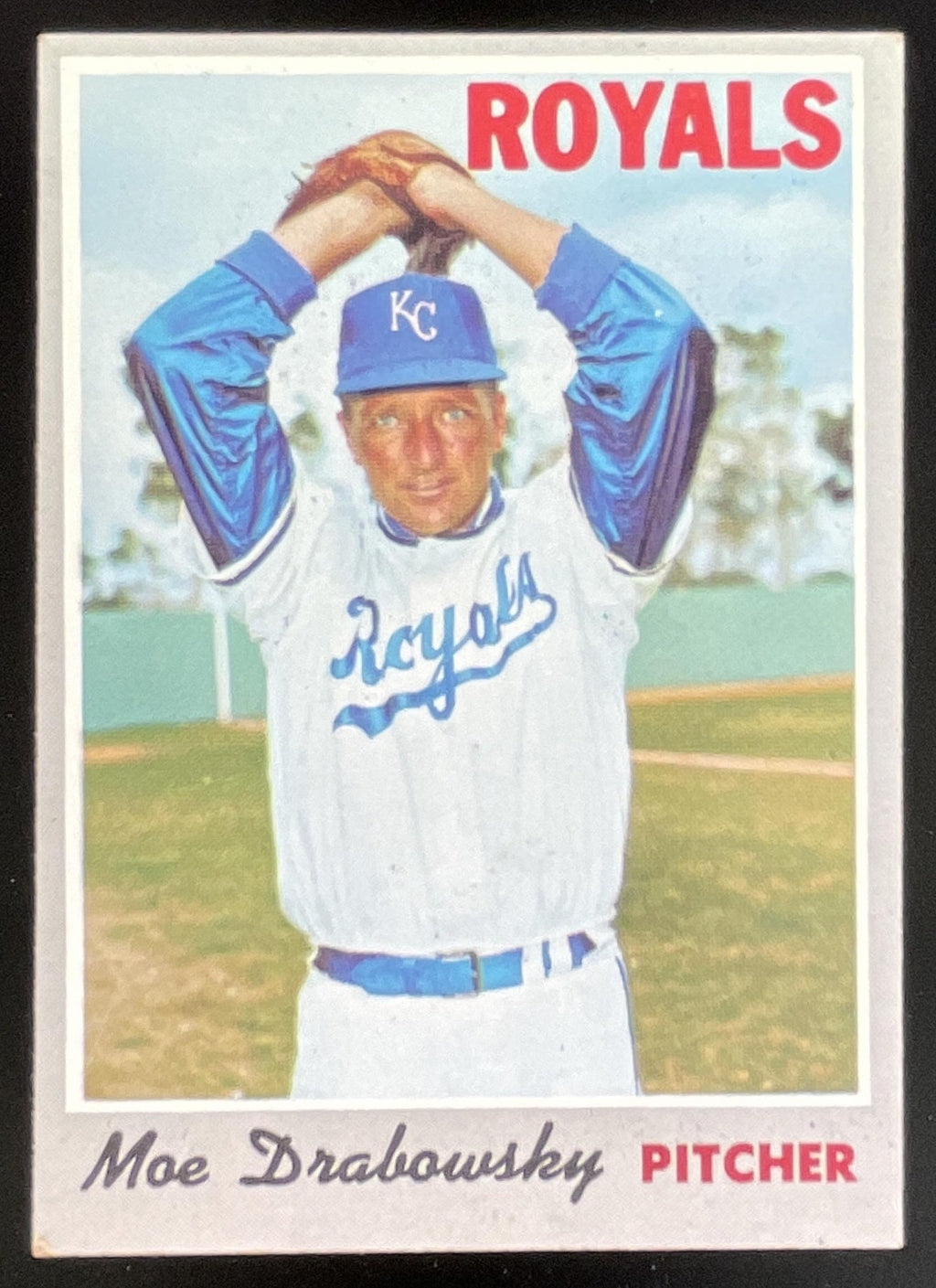 1970 Topps #653 Moe Drabowsky product image 1, provided for visual reference and product detail review