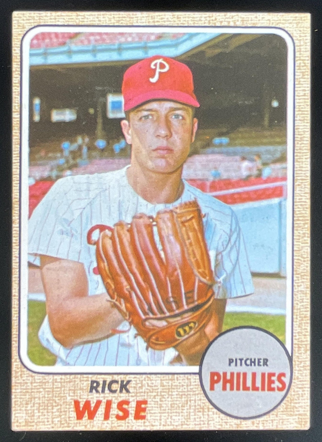 1968 Topps #262 Rick Wise product image 1, provided for visual reference and product detail review