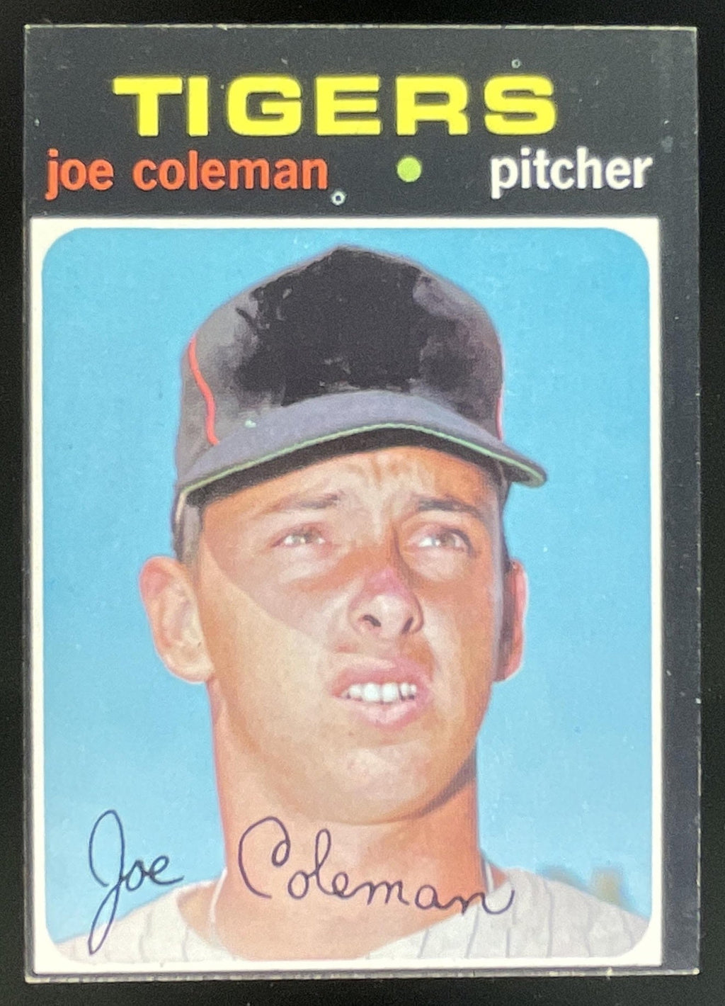 1971 Topps #403 Joe Coleman product image 1, provided for visual reference and product detail review