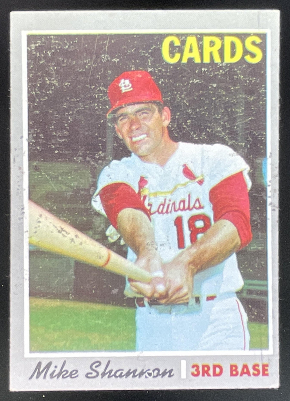 1970 Topps #614 Mike Shannon product image 1, provided for visual reference and product detail review