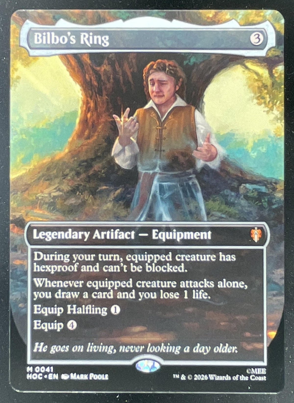 2026 Magic: The Gathering The Hobbit Eternal Mythic Rare #0041 Bilbo's Ring product image 1, provided for visual reference