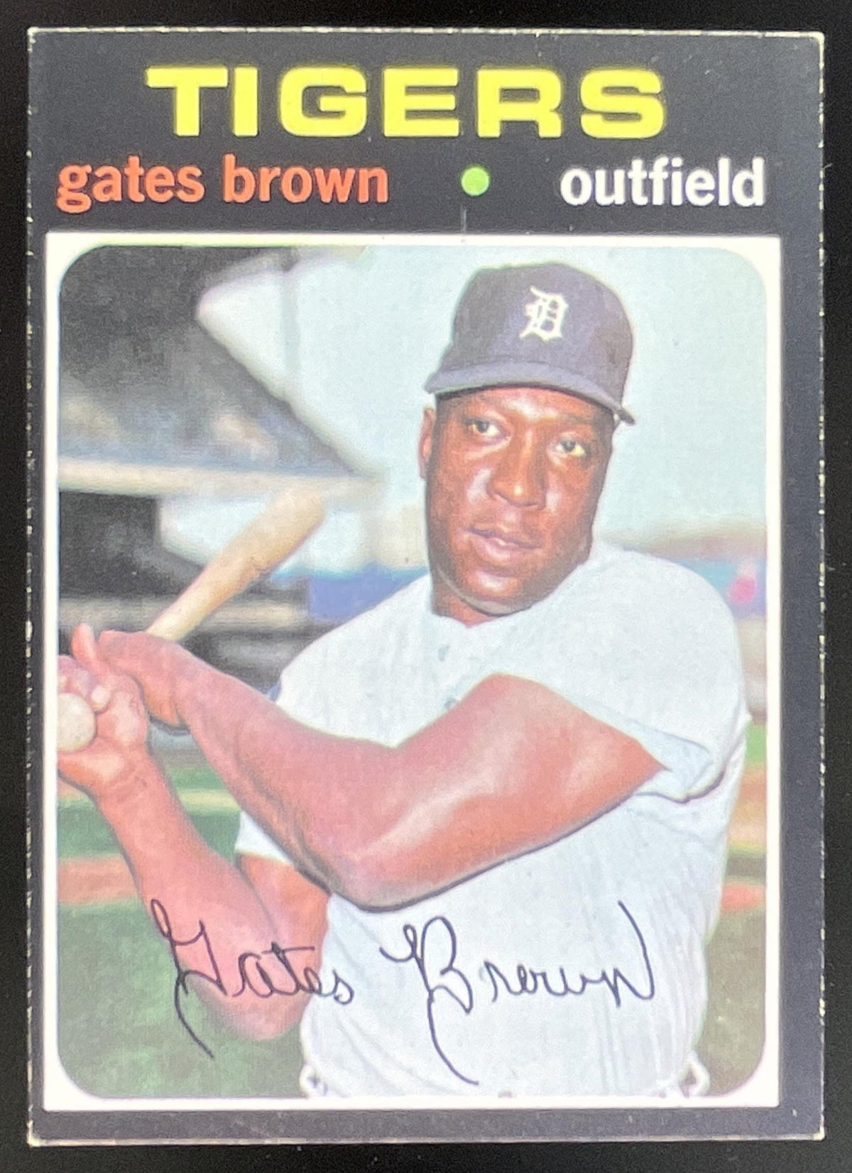 1971 Topps #503 Gates Brown product image 1, provided for visual reference and product detail review