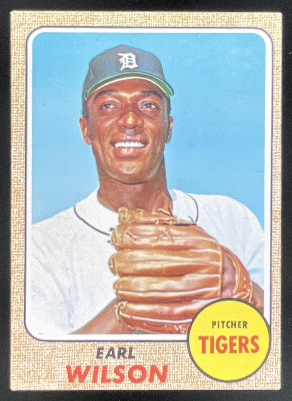 1968 Topps #160 Earl Wilson product image 1, provided for visual reference and product detail review