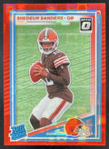 2025 Donruss Optic Rated Rookies Preview Red Pandora #306 Shedeur Sanders RC product image 1, provided for visual reference