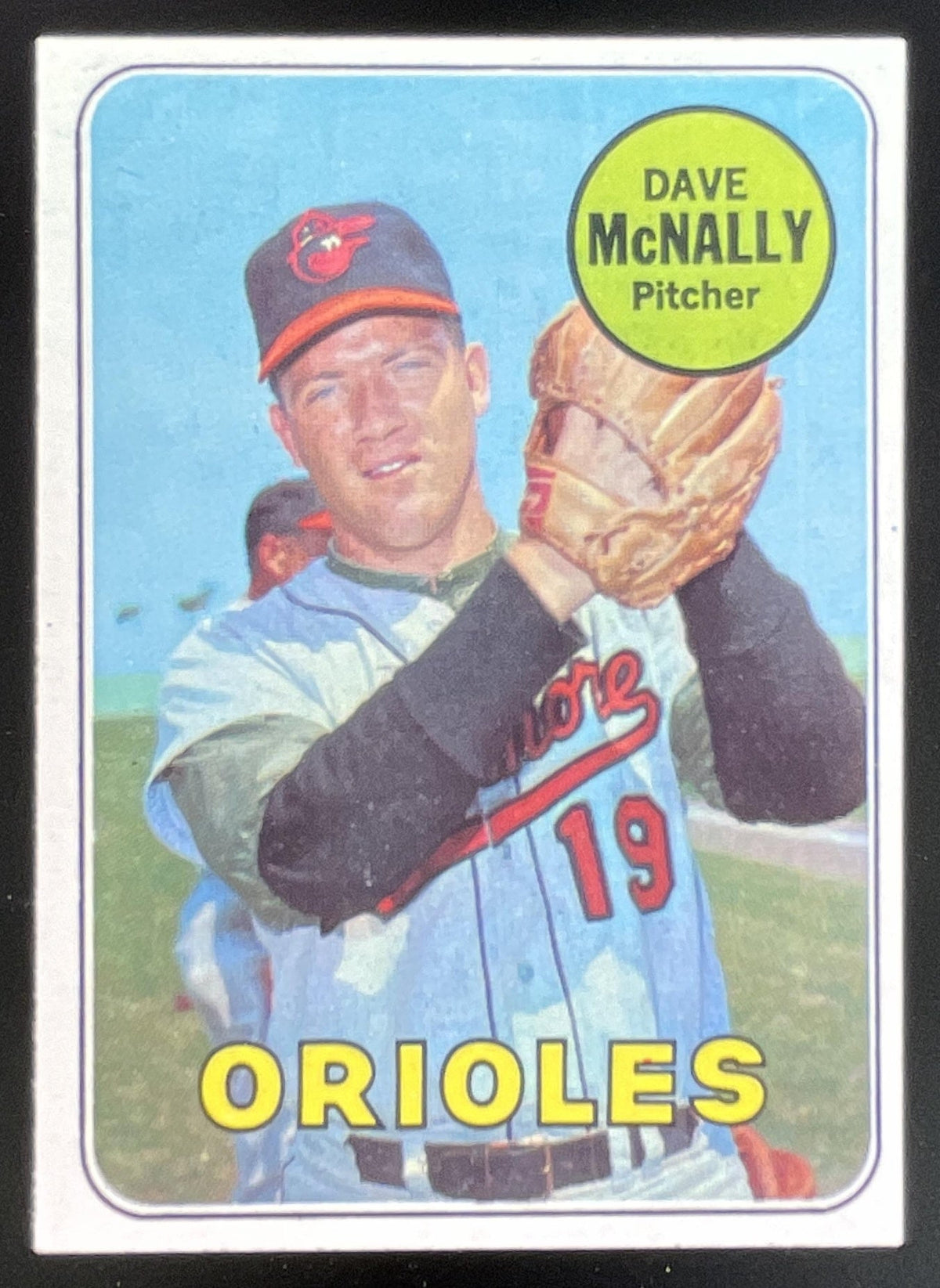 1969 Topps #340 Dave McNally product image 1, provided for visual reference and product detail review