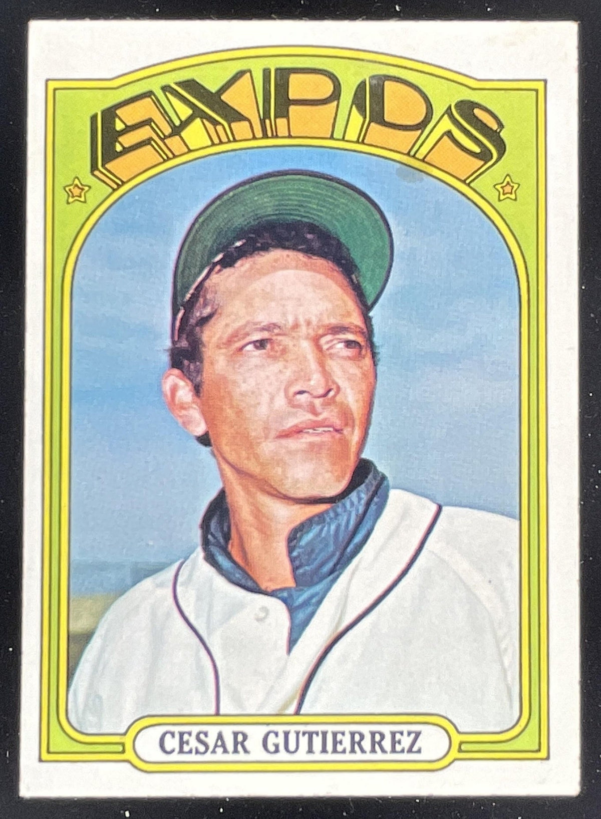1972 Topps #743 Cesar Gutierrez product image 1, provided for visual reference and product detail review