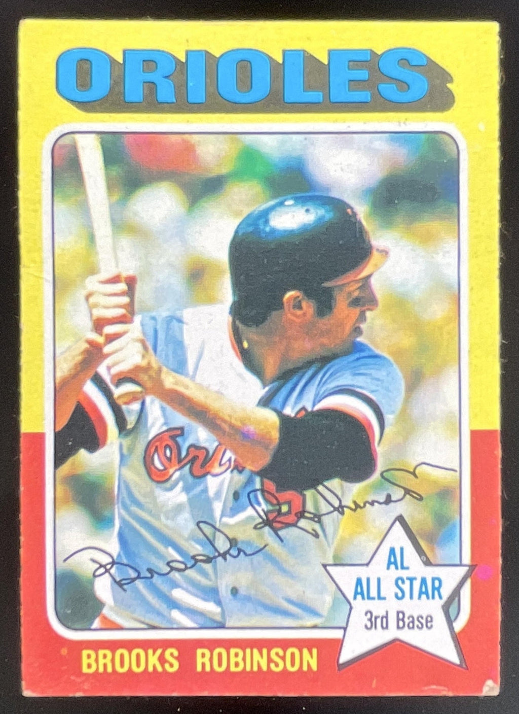 1975 Topps #50 Brooks Robinson All-Star product image 1, provided for visual reference and product detail review
