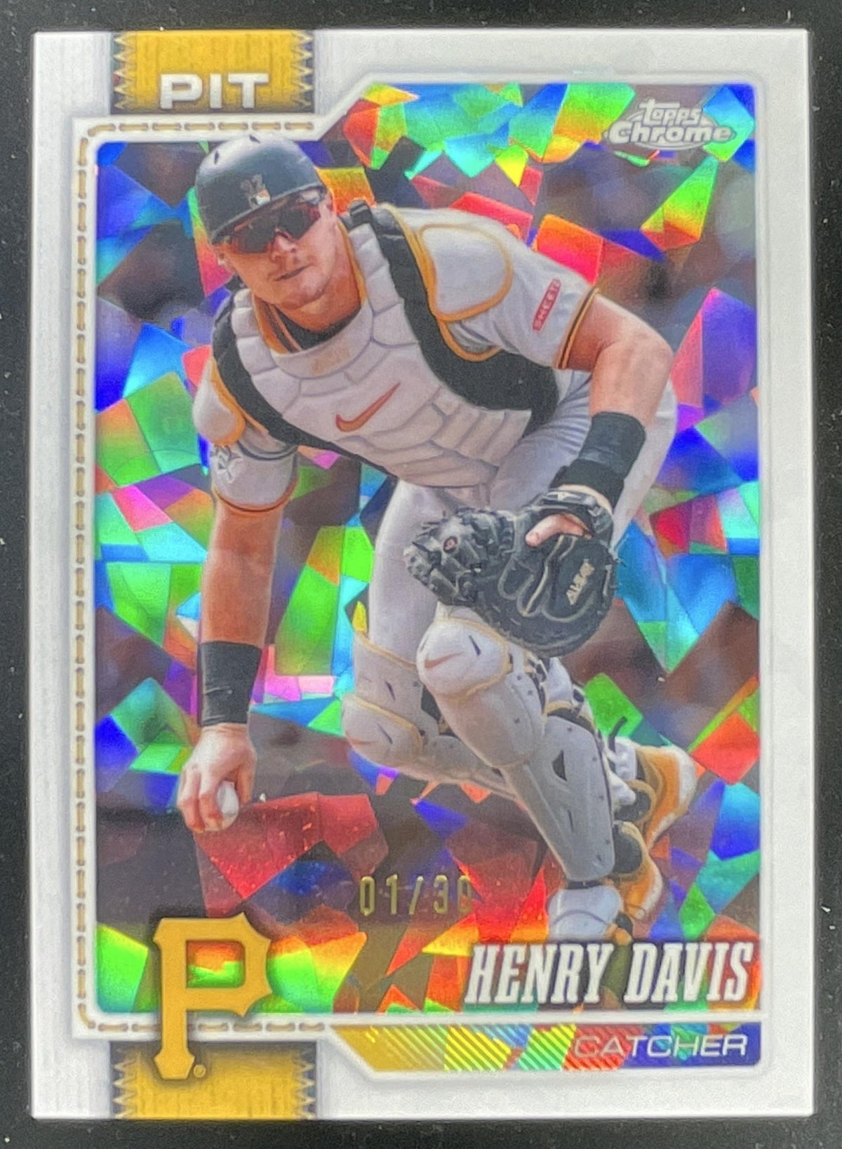 2026 Topps Chrome Sapphire White Refractor #190 Henry Davis /30 product image 1, provided for visual reference and product