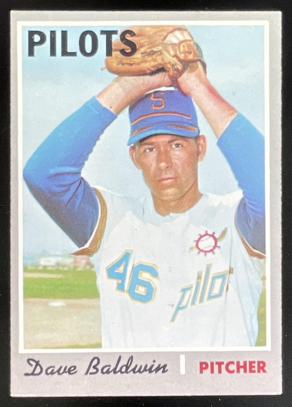 1970 Topps #613 Dave Baldwin product image 1, provided for visual reference and product detail review