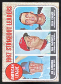 1968 Topps #12 Strikeout Leaders Jim Lonborg Sam McDowell Dean Chance product image 1, provided for visual reference and