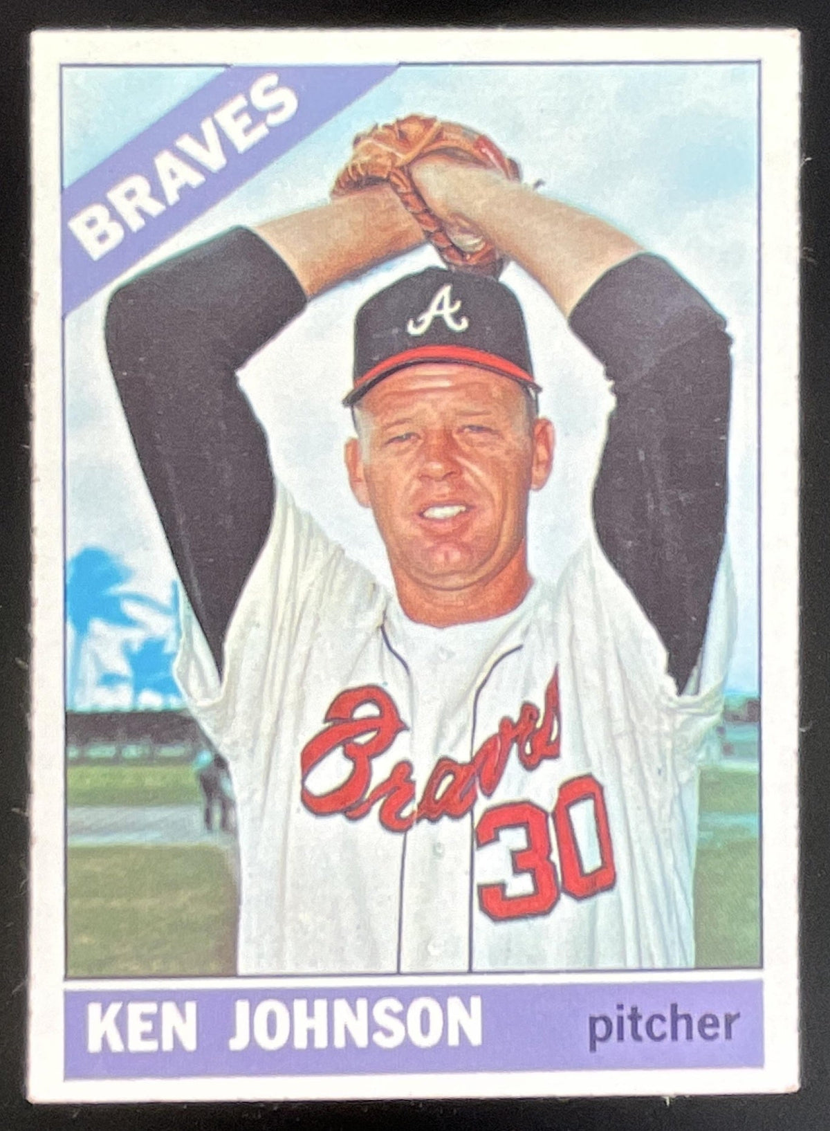 1966 Topps #466 Ken Johnson product image 1, provided for visual reference and product detail review