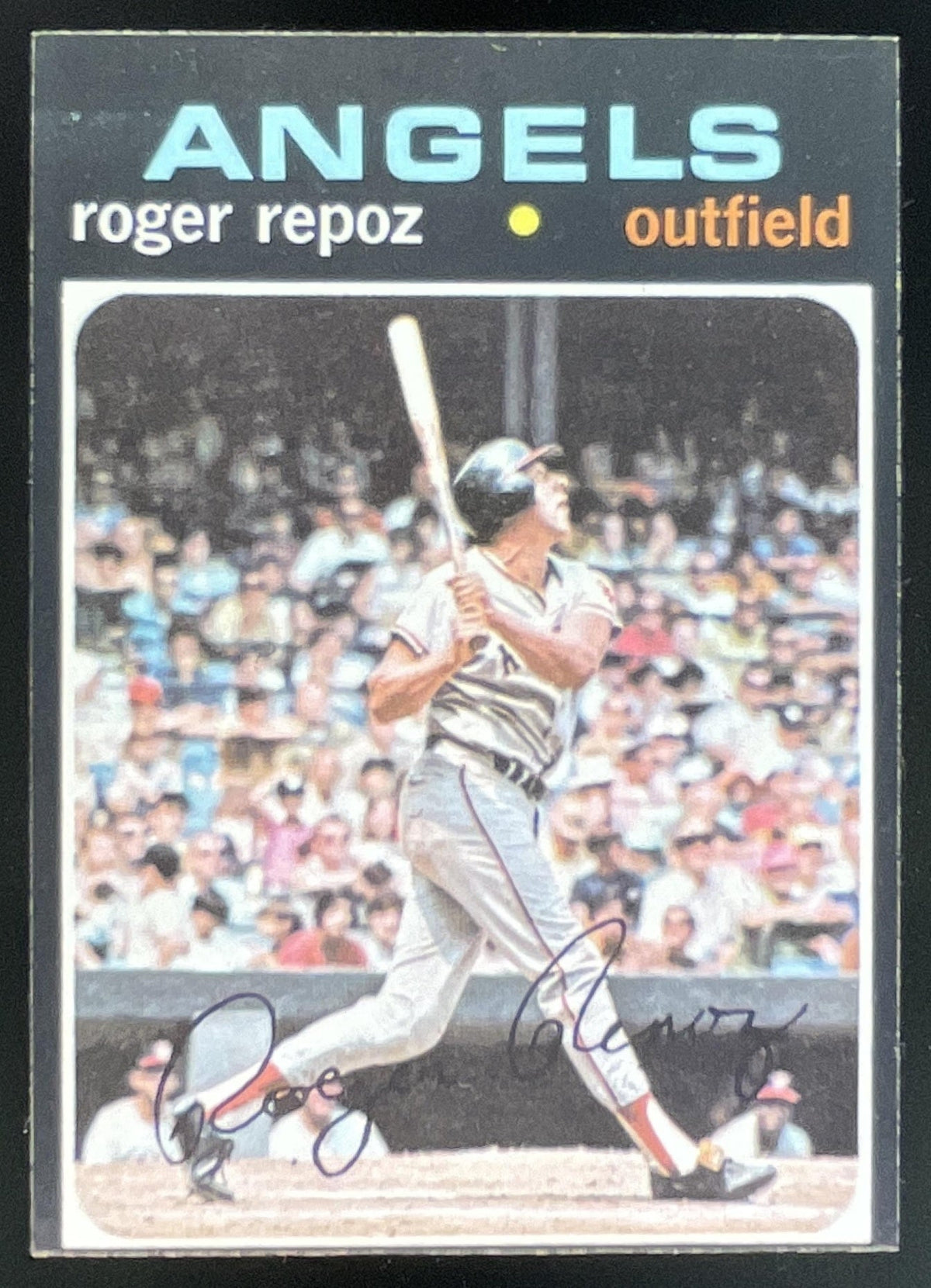 1971 Topps #508 Roger Repoz product image 1, provided for visual reference and product detail review