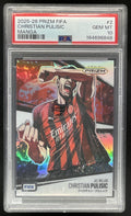 2025-26 Panini Prizm FIFA Manga #2 Christian Pulisic SSP PSA 10 product image 1, provided for visual reference and product