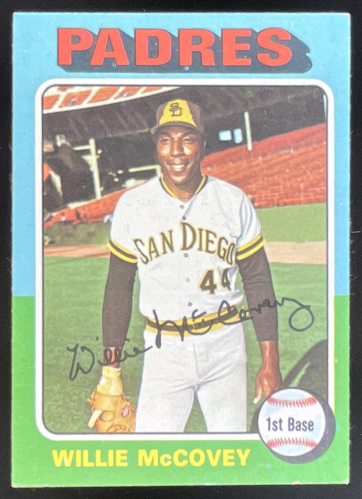 1975 Topps #450 Willie McCovey product image 1, provided for visual reference and product detail review
