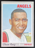 1970 Topps #606 Chico Ruiz product image 1, provided for visual reference and product detail review