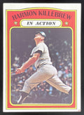 1972 Topps #52 Harmon Killebrew product image 1, provided for visual reference and product detail review