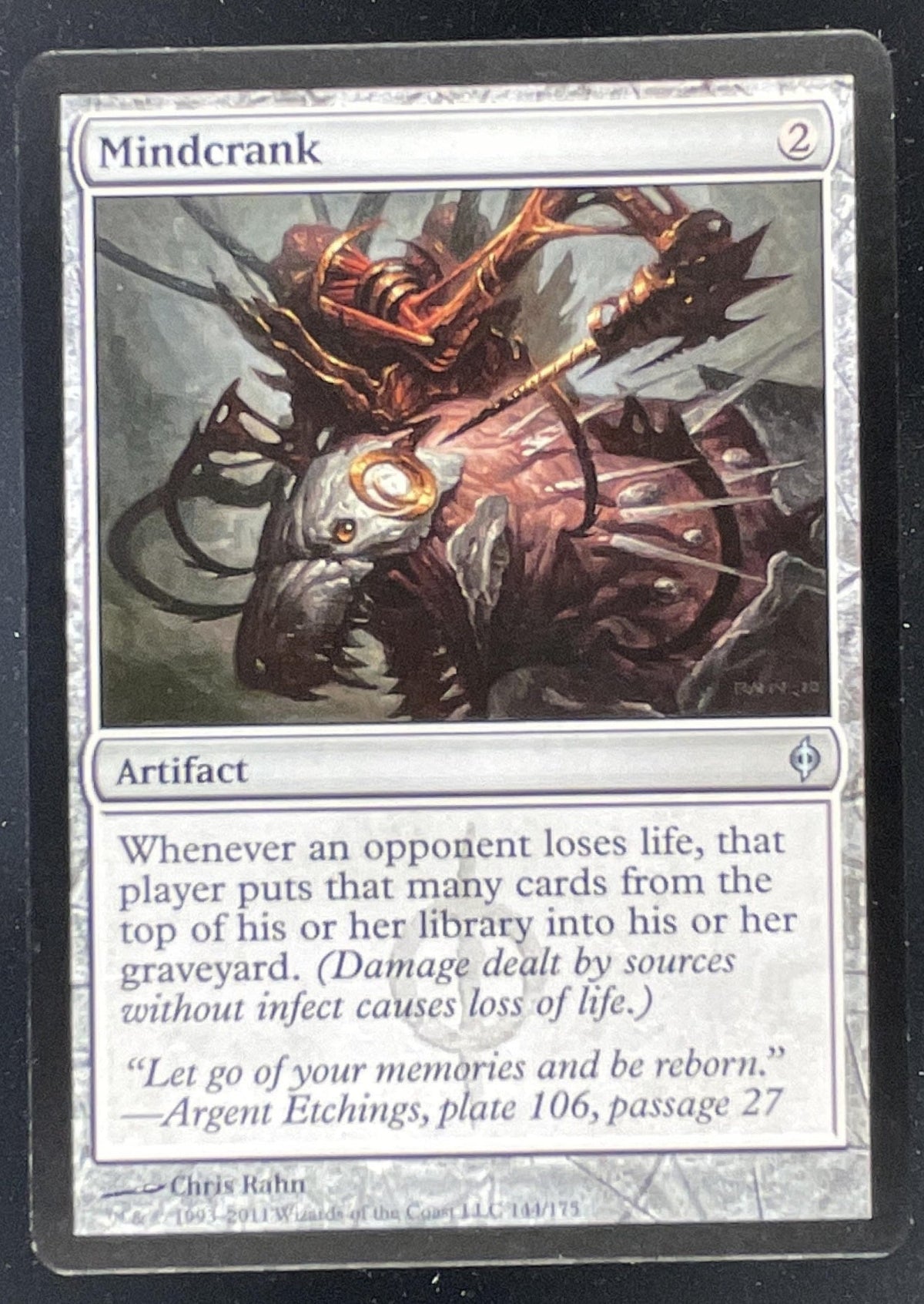 2011 Magic: The Gathering New Phyrexia #144 Mindcrank product image 1, provided for visual reference and product detail