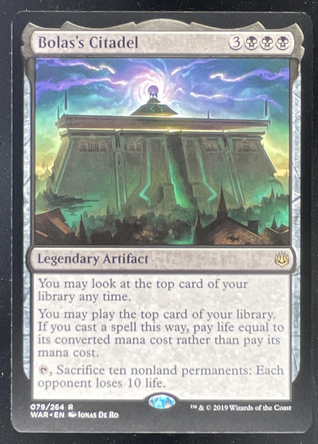 2019 Magic: The Gathering War of the Spark #079 Bolas's Citadel product image 1, provided for visual reference and product