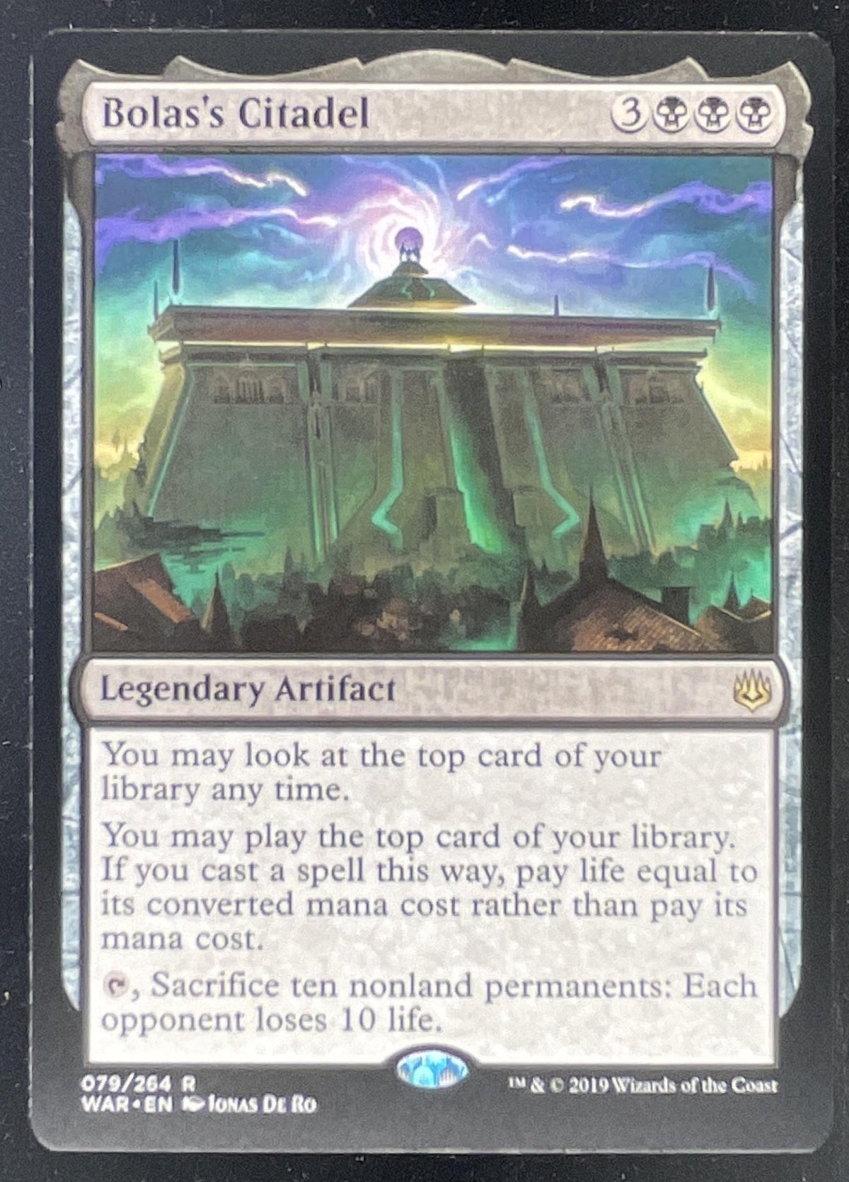 2019 Magic: The Gathering War of the Spark #079 Bolas's Citadel product image 1, provided for visual reference and product