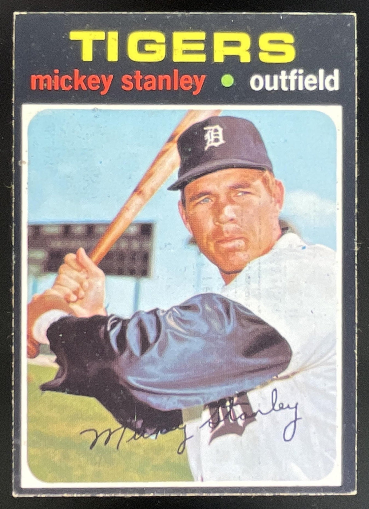 1971 Topps #524 Mickey Stanley product image 1, provided for visual reference and product detail review