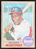 1968 Topps #578 Orlando Martinez product image 1, provided for visual reference and product detail review