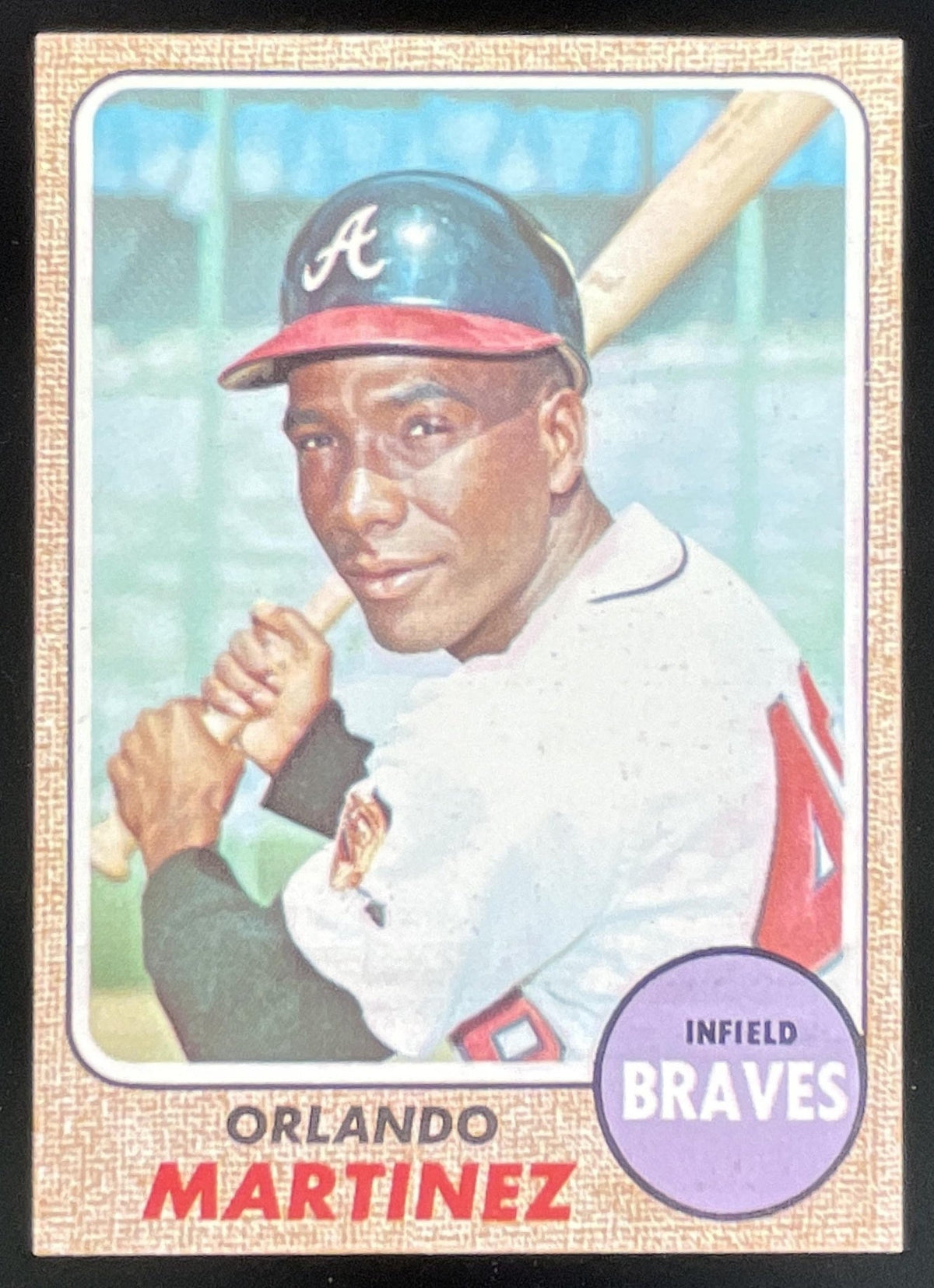 1968 Topps #578 Orlando Martinez product image 1, provided for visual reference and product detail review