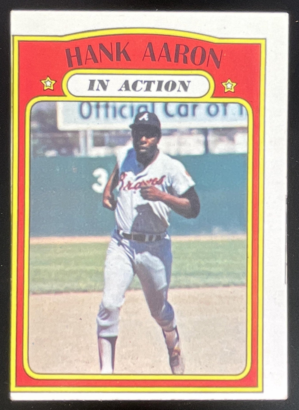 1972 Topps #300 Hank Aaron product image 1, provided for visual reference and product detail review