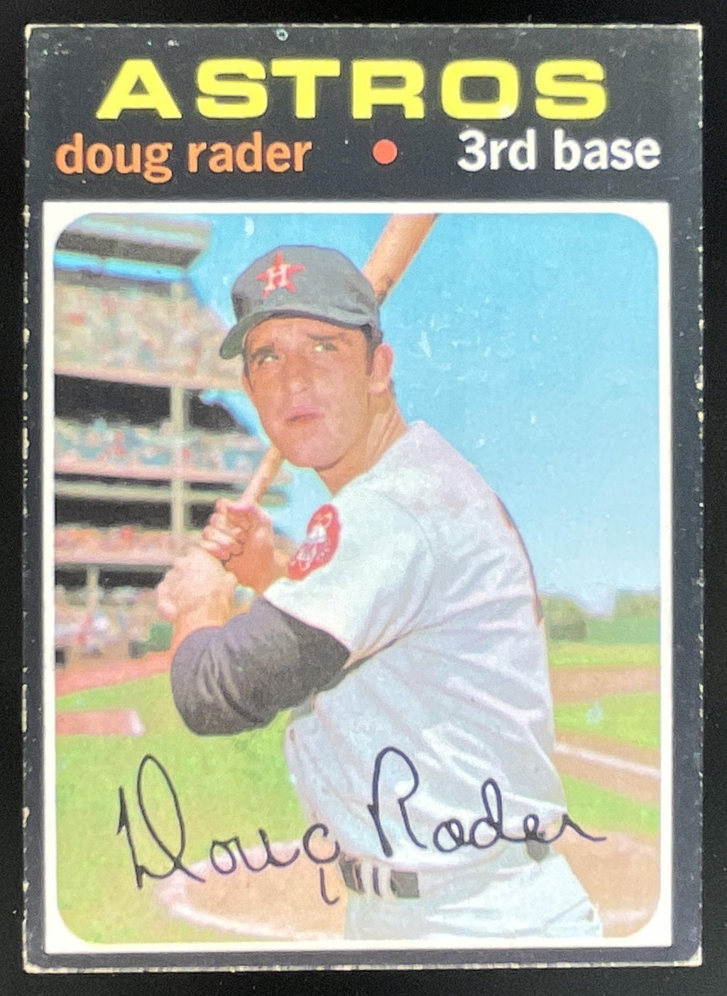 1971 Topps #425 Doug Rader product image 1, provided for visual reference and product detail review
