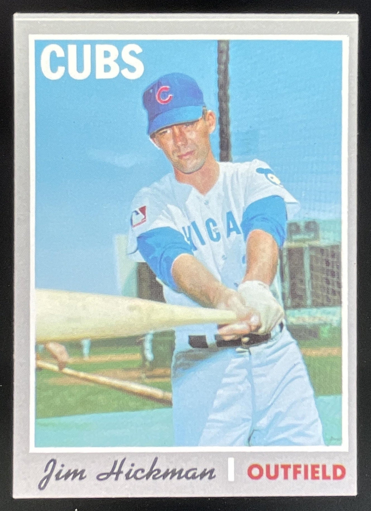 1970 Topps #612 Jim Hickman product image 1, provided for visual reference and product detail review