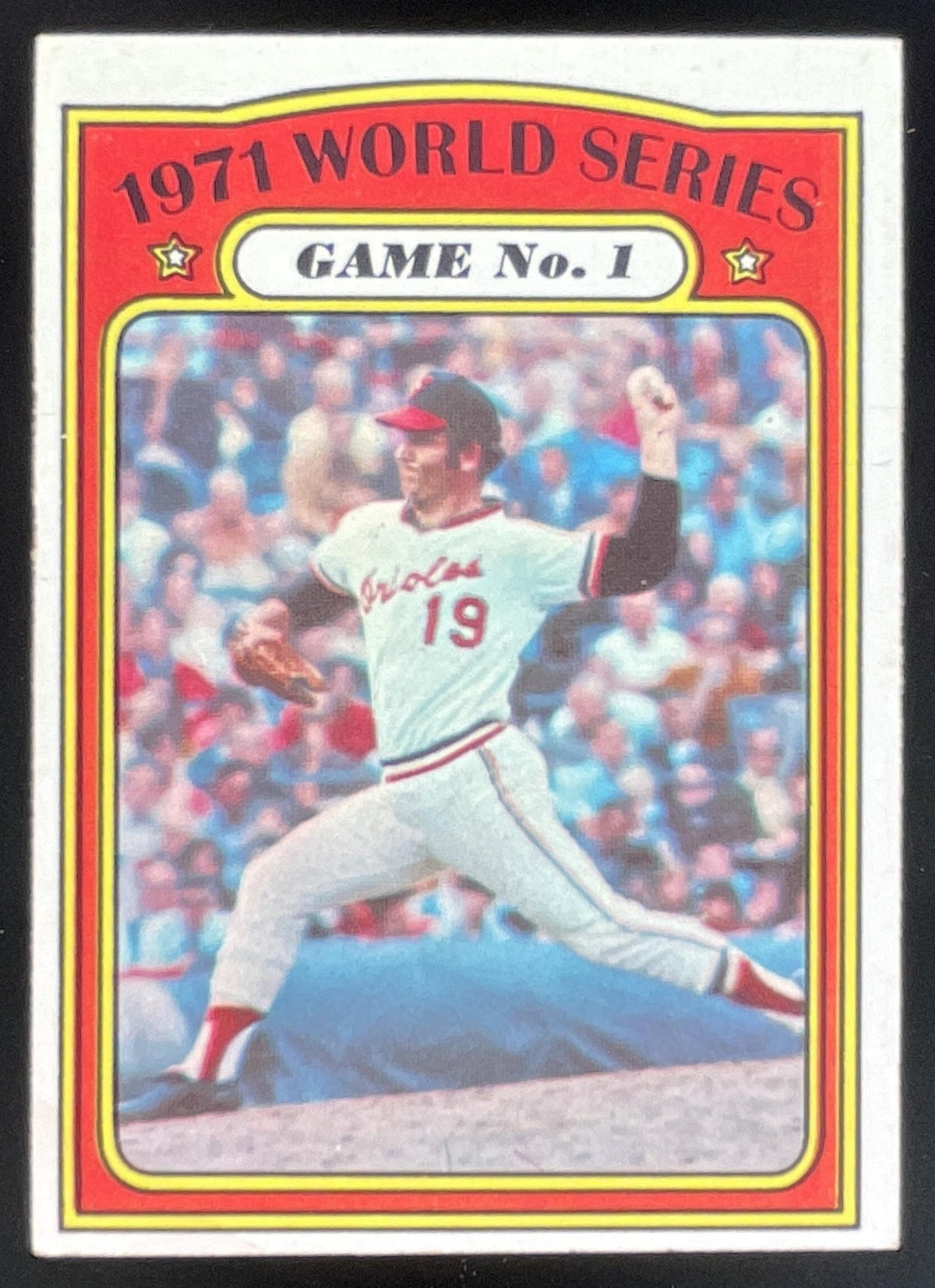 1972 Topps #223 1971 World Series Game No. 1 product image 1, provided for visual reference and product detail review