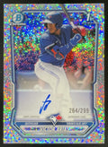 2026 Bowman Chrome Prospect Speckle #CPA-VA Victor Arias RC Auto /299 product image 1, provided for visual reference and